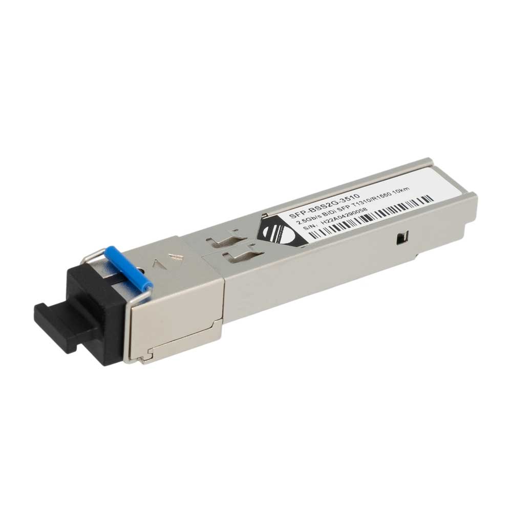 SFP BiDi 2.5Gbps, SC Simplex, Monomode TX:1310 RX:1550nm - 10Km