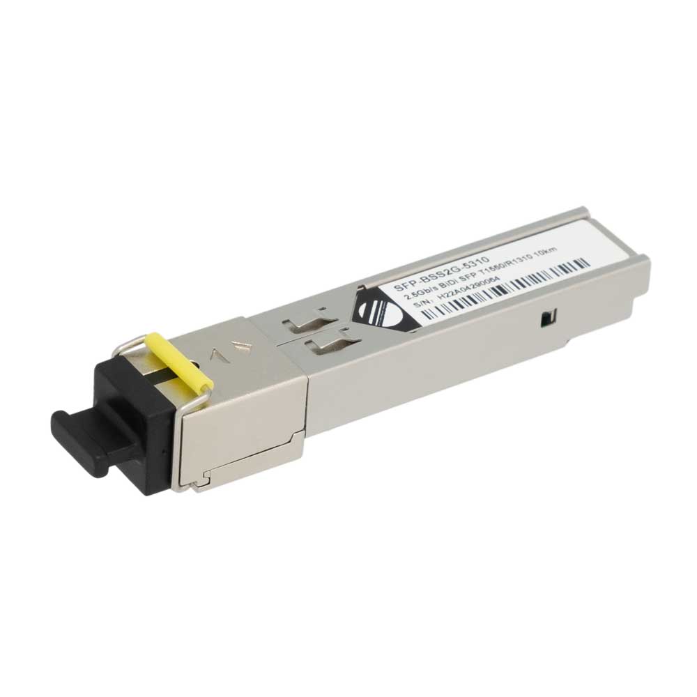 SFP BiDi 2.5Gbps, SC Simplex, Monomodo TX:1550 RX:1310nm - 10Km