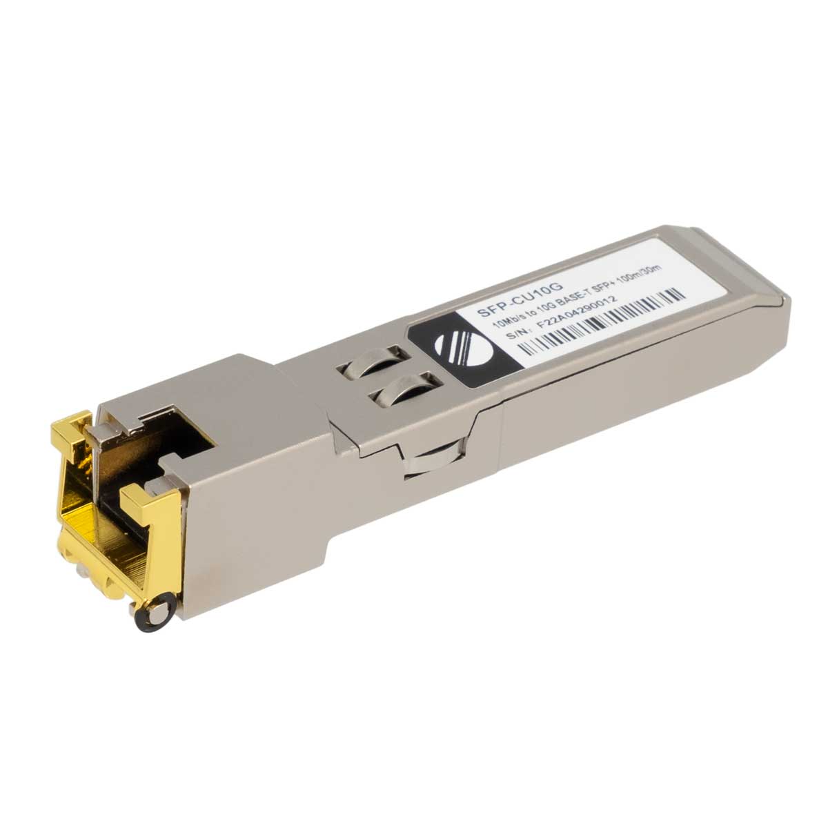 SFP RJ45 10/100/1000BASE-T (100m) or 10Gbps (30m)