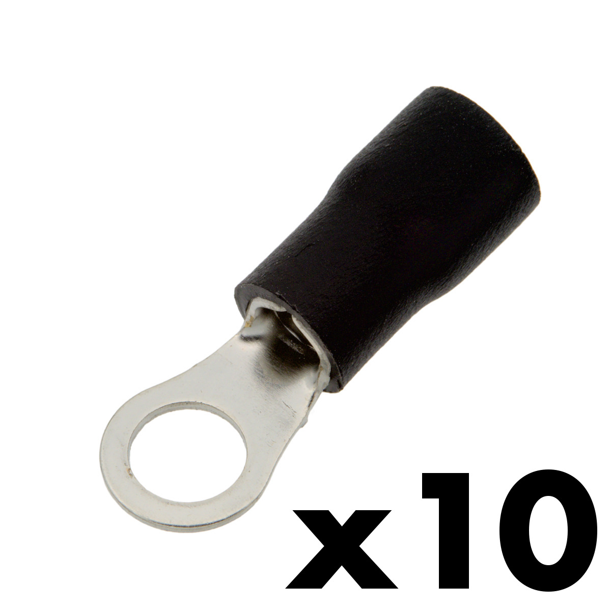 terminal aislado redondo Ø5.3mm Ø12.0mm 37A [10u. Blíster Colgar]