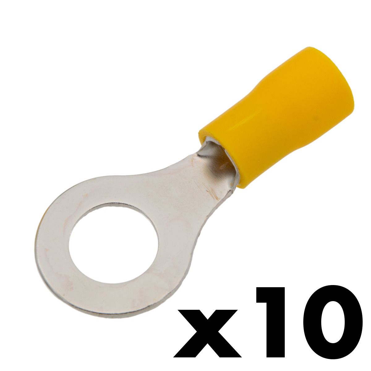terminal aislado redondo Ø8.5mm Ø15.0mm 48A [10u. Blíster Colgar]