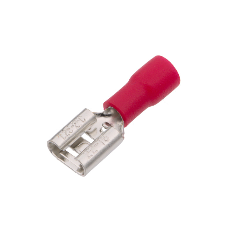 insulated terminal FASTON female 6.35mm 10A [100 units]