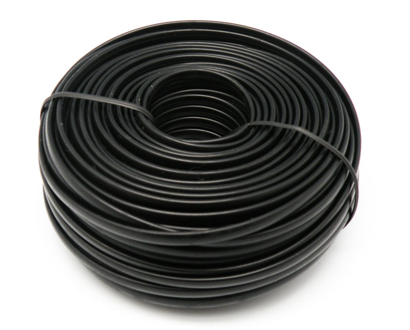 30M., CABLE PLA TELEFÒNIC 28AWG, 4 VIAS, COLOR NEGRE