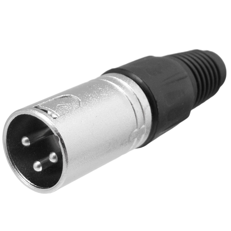 3P. NICKEL MIC FEMALE CONNECTOR