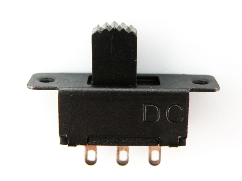 3P SLIDE SWITCH (1P2T), 125V. 0.5A