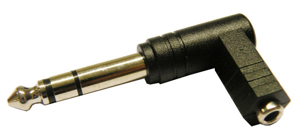 6.4mm STEREO PLUG - 3.5mm STEREO JACK