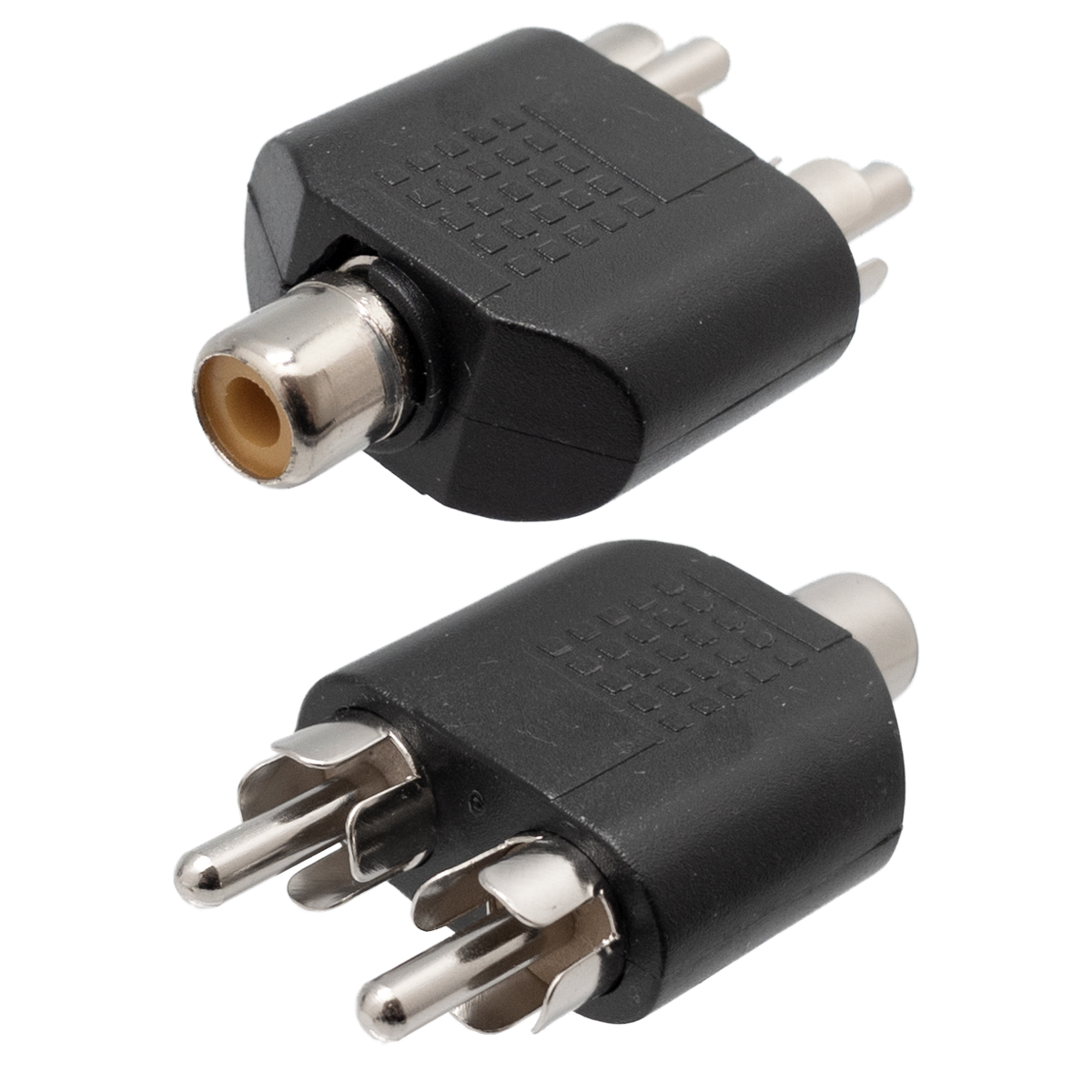 RCA Femelle - 2x RCA Mâle