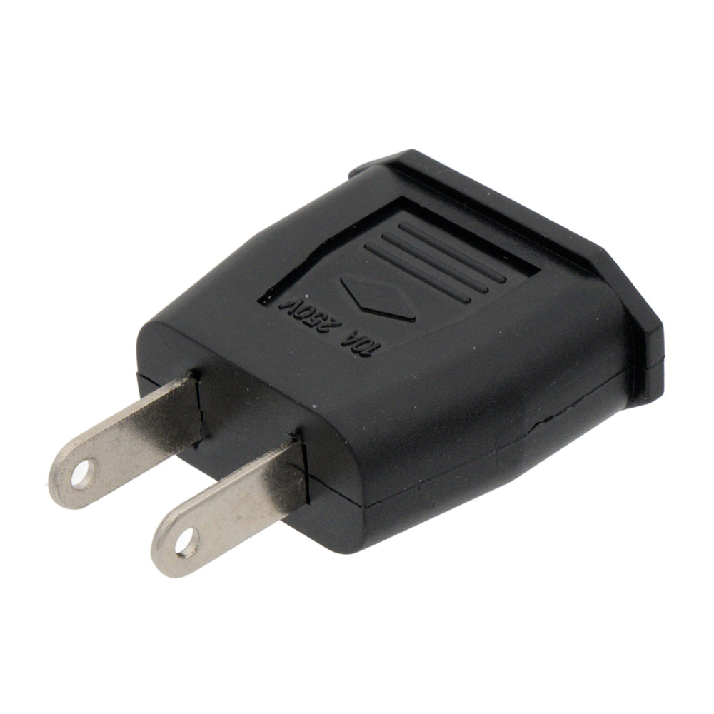 Adaptador de corriente tipo E (EU) a tipo A (USA), 250V / 10A