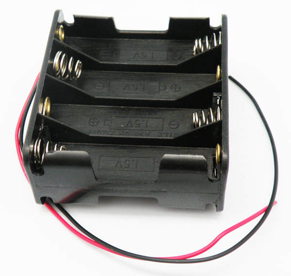 Battery holder 8xR6, Cable