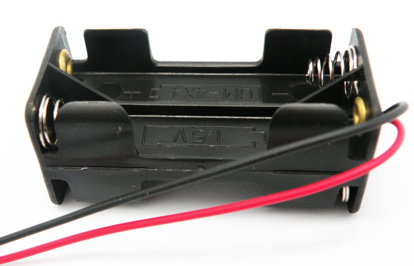 Portapilas para 4xR3, Cable