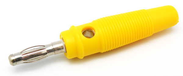 GOLD, BANANA PLUG, YELLOW