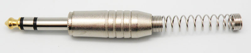 NICKEL 6.35 STEREO PLUG