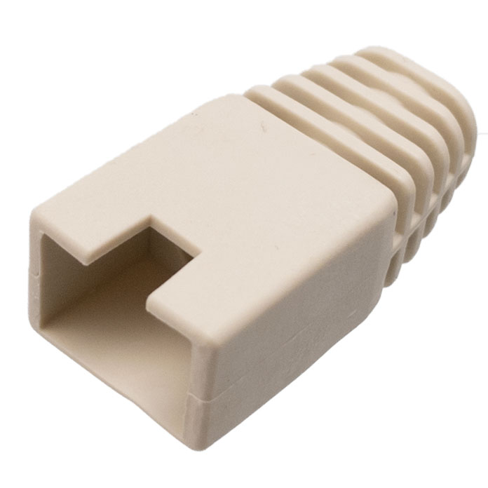 RJ-45, BEIGE PVC COVER