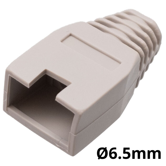  Capuchón protector para conector RJ45 para cable de Ø6.5mm, Gris