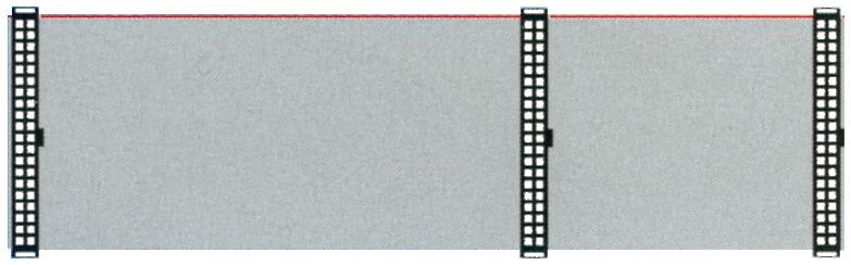 Câble Plat Interne, avec Connecteurs IDC Femelle: IDC40H*3, 0.65m