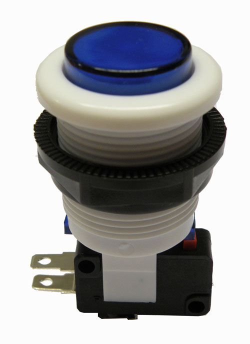 PULSADOR-INTERRUPTOR (SPDT) ON-ON 250V 5A, COLOR BLAU