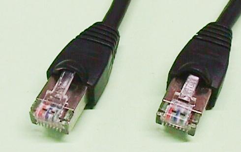 50U" Cat.5e FTP 24AWG 0.6m Black