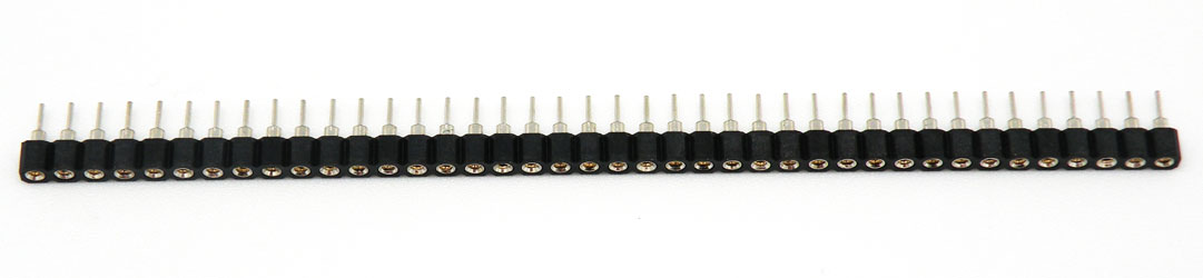 2.54mm Bande de 40 Pin Femelle, Tournege