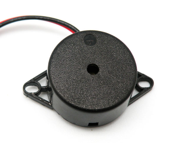 SOLID STATE ELECTRONIC BUZZER, 12V/8mA, 3.8 KHZ/ 90DB