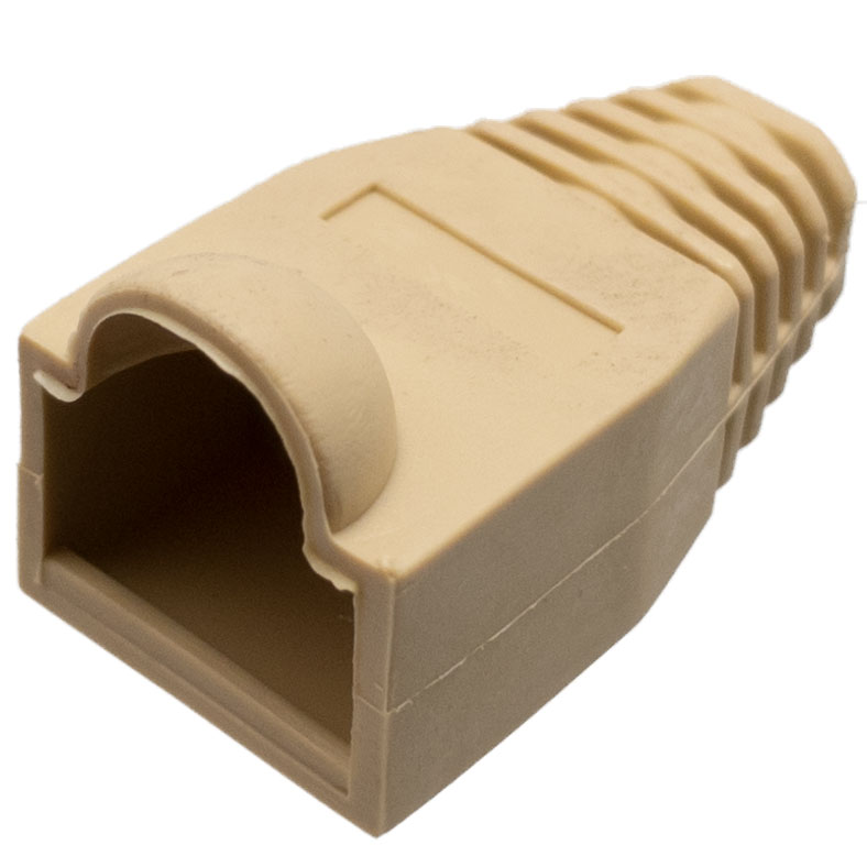 RJ-45, BEIGE PVC COVER for CAT.6-6A