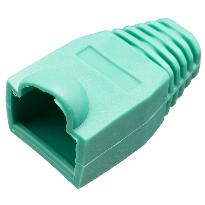 RJ-45, GREEN PVC COVER for CAT.6-6A