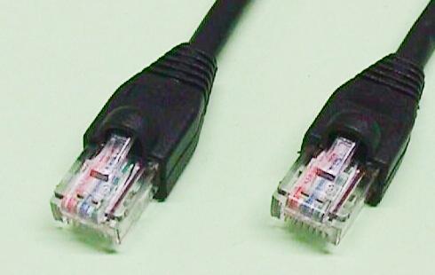 50U" Cat.5e UTP 24AWG 1m Noir