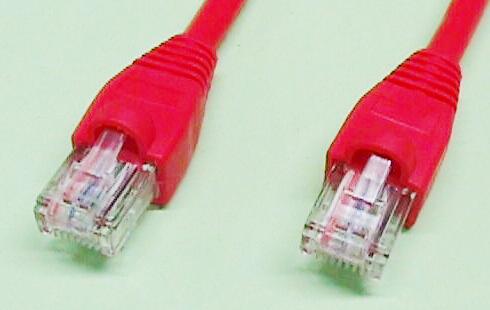 50U" Cat.5e UTP 24AWG 3m Rouge