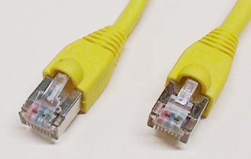 50U" CAT 5e - UTP, 24AWG, RJ45 Mâle-Mâle, jaune, 2m