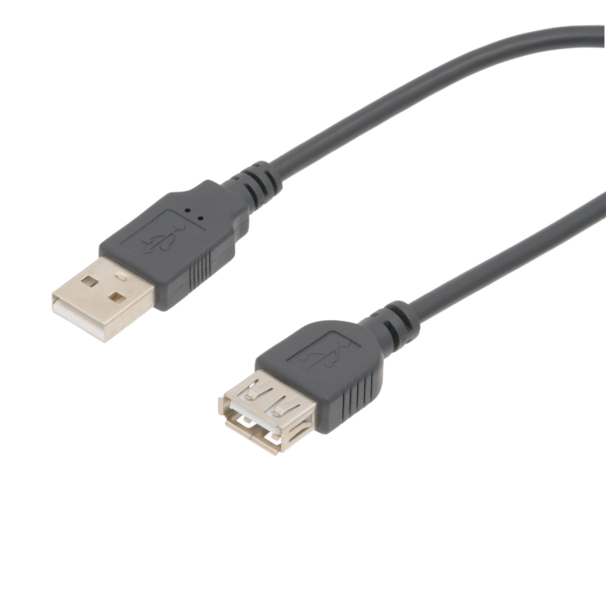 CABLE USB 2.0 TIPO A MACHO - A HEMBRA, 0.2m