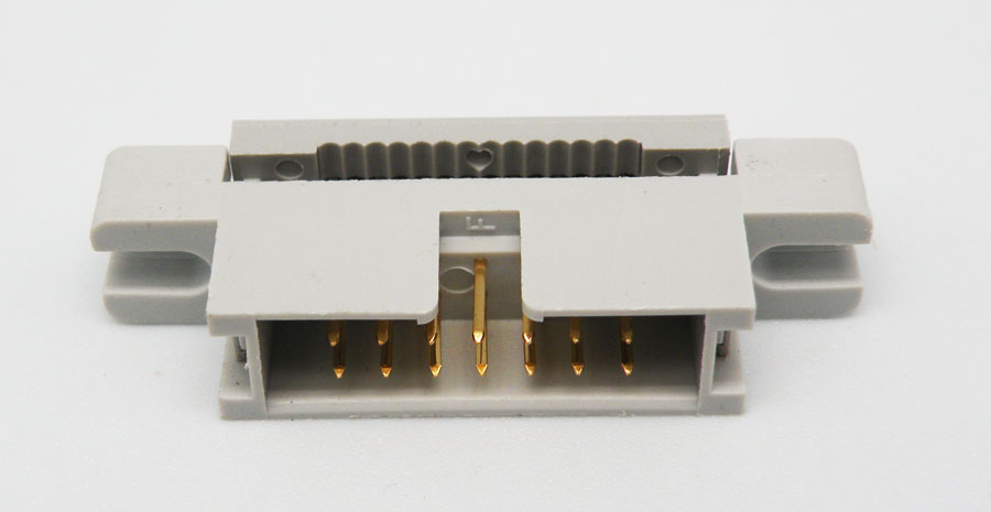 14P. HEADER CLICK PLUG, I.D.C TYPE, WITH EARS