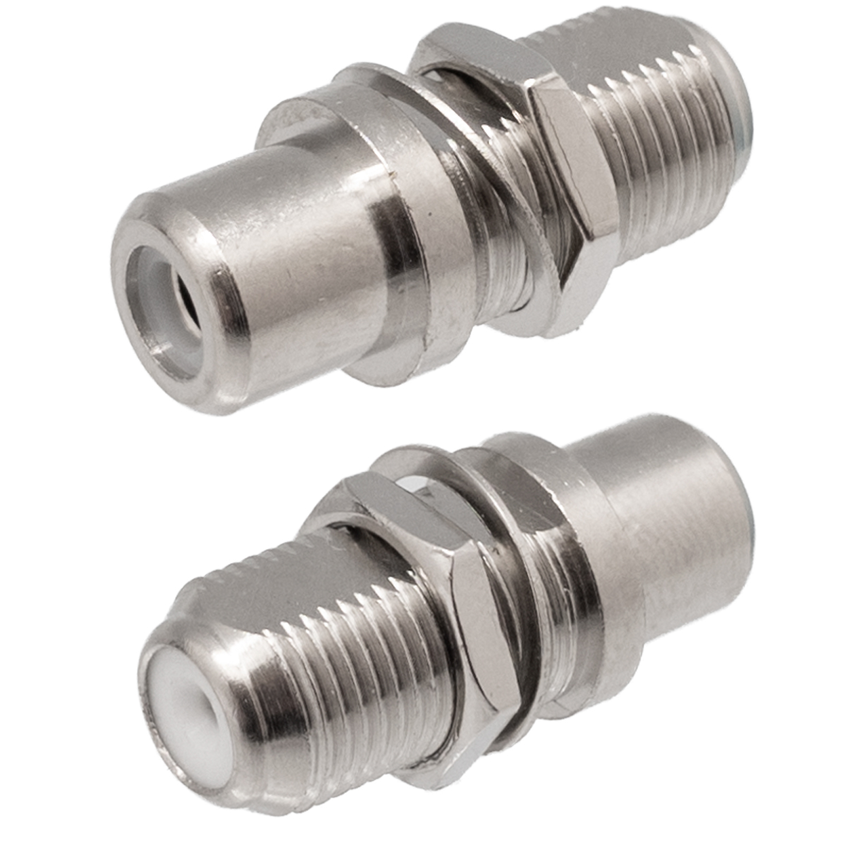 F FEMALE BULKHEAD TO RCA FEMALE
