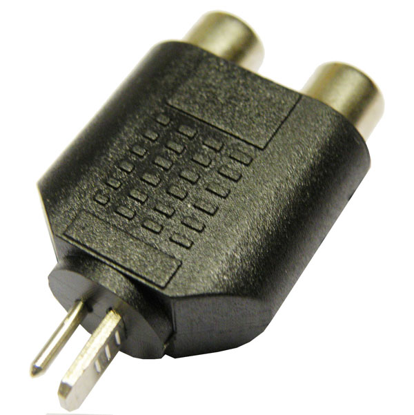 2P DIN PLUG - 2 x RCA JACK