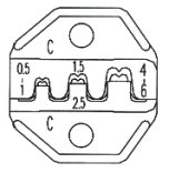 Tenalla professional per crimpar terminals sense aillar