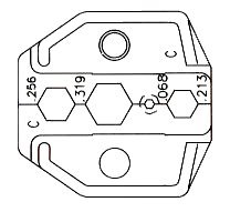 Herramienta para crimpar RG-58,59,62,6