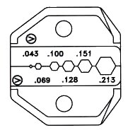 Herramienta para crimpar SMA,SMB,SMC,MCX