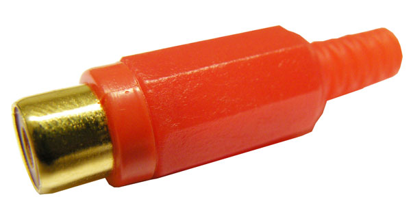 RCA HEMBRA DORADO, ROJO