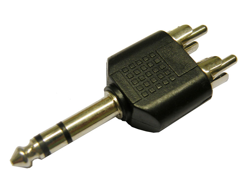 6.4mm stéréo Mâle - 2x RCA Mâle