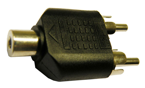 3.5mm JACK- 2x RCA PLUG