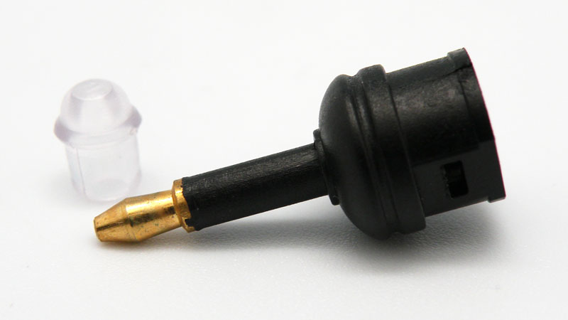 Adaptateur fibre optique, TOSLINK H- 3.5mm Mâle