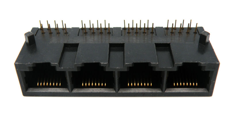 BASE C.I., 2 PORTS, ACOLZADA 90º, RJ-45, 50U"