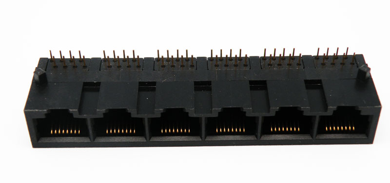 BASE C.I., 6 PORTS, ACOLZADA 90º, RJ-45, 50U"