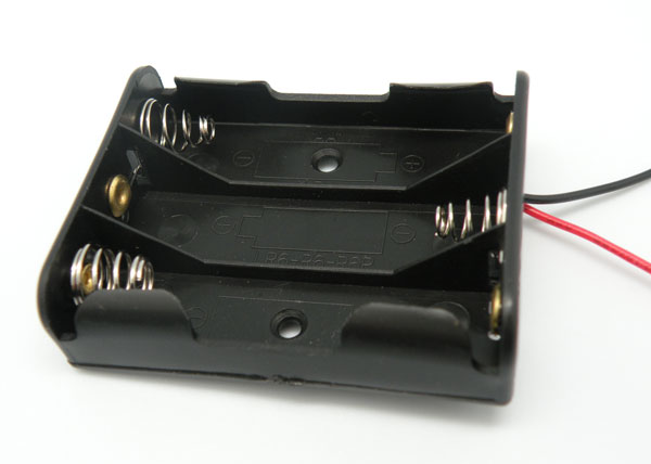 Battery holder 3xR6, Cable