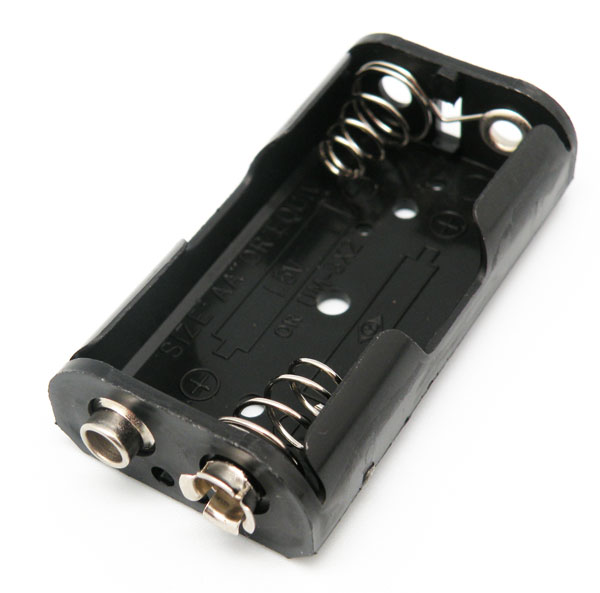 Battery holder 2xR6, Clip