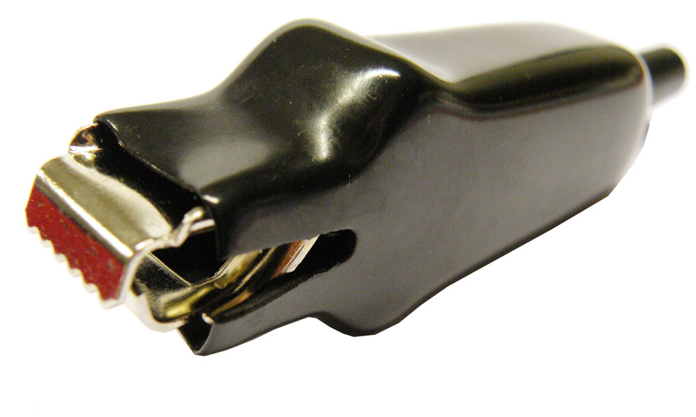 BATTERY CLIP, 30A, BLACK