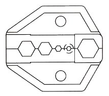 PROFESSIONAL CRIMPING TOOL RG-58, 59, 6, 174
