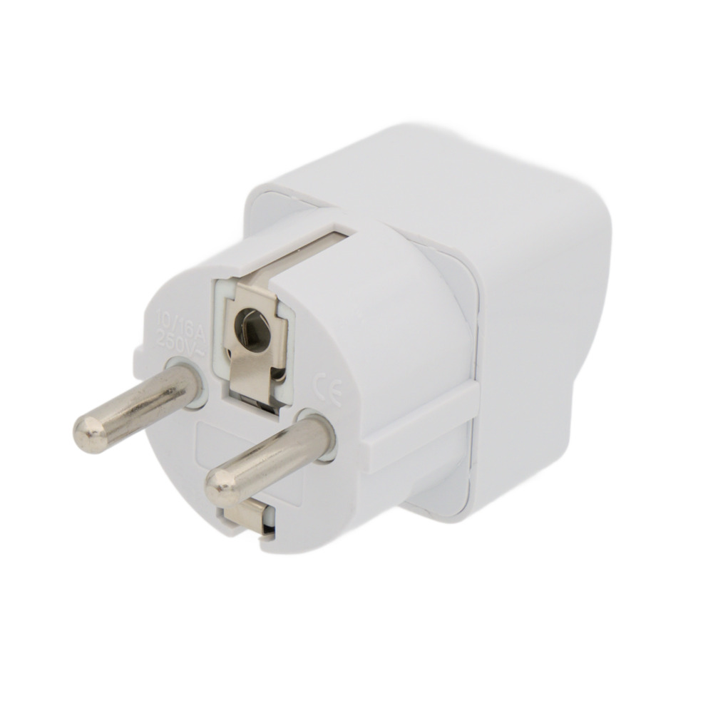 UNIVERSAL ADAPTOR FOR SPAIN, GERMANY AND FRANCE, 250V 10-16A, ECONOMIC
