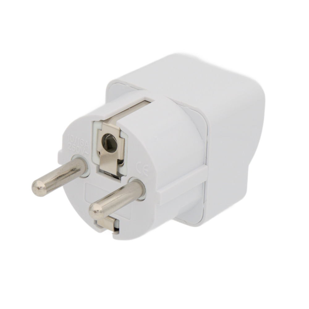 ADAPTADOR UNIVERSAL PARA ESPAÑA, ALEMANIA Y FRANCIA, 250V 10-16A, ECONÓMICO