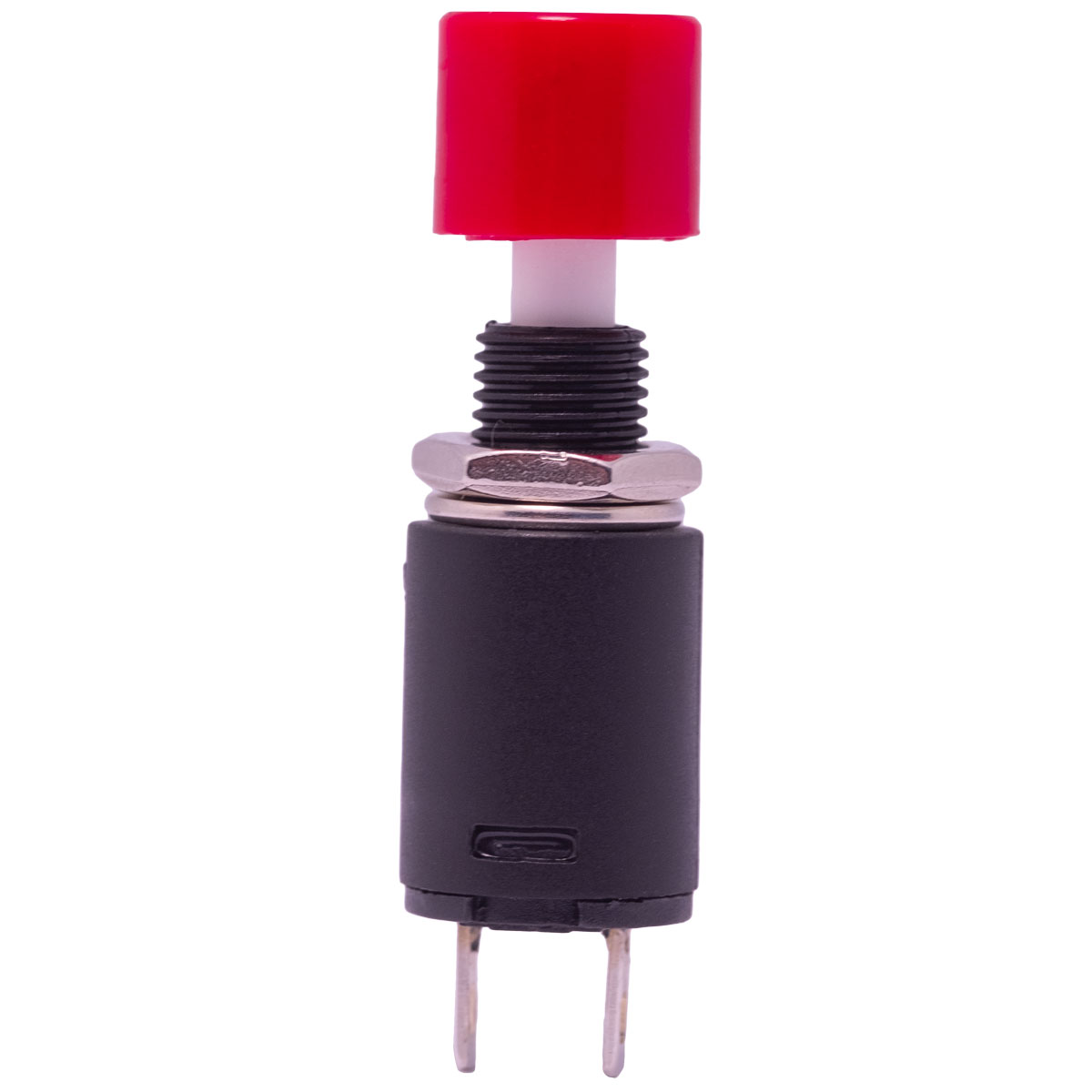 PULSADOR, INTERRUPTOR ON-OFF, 125V. 3A (250V. 1.5A), COLOR ROJO