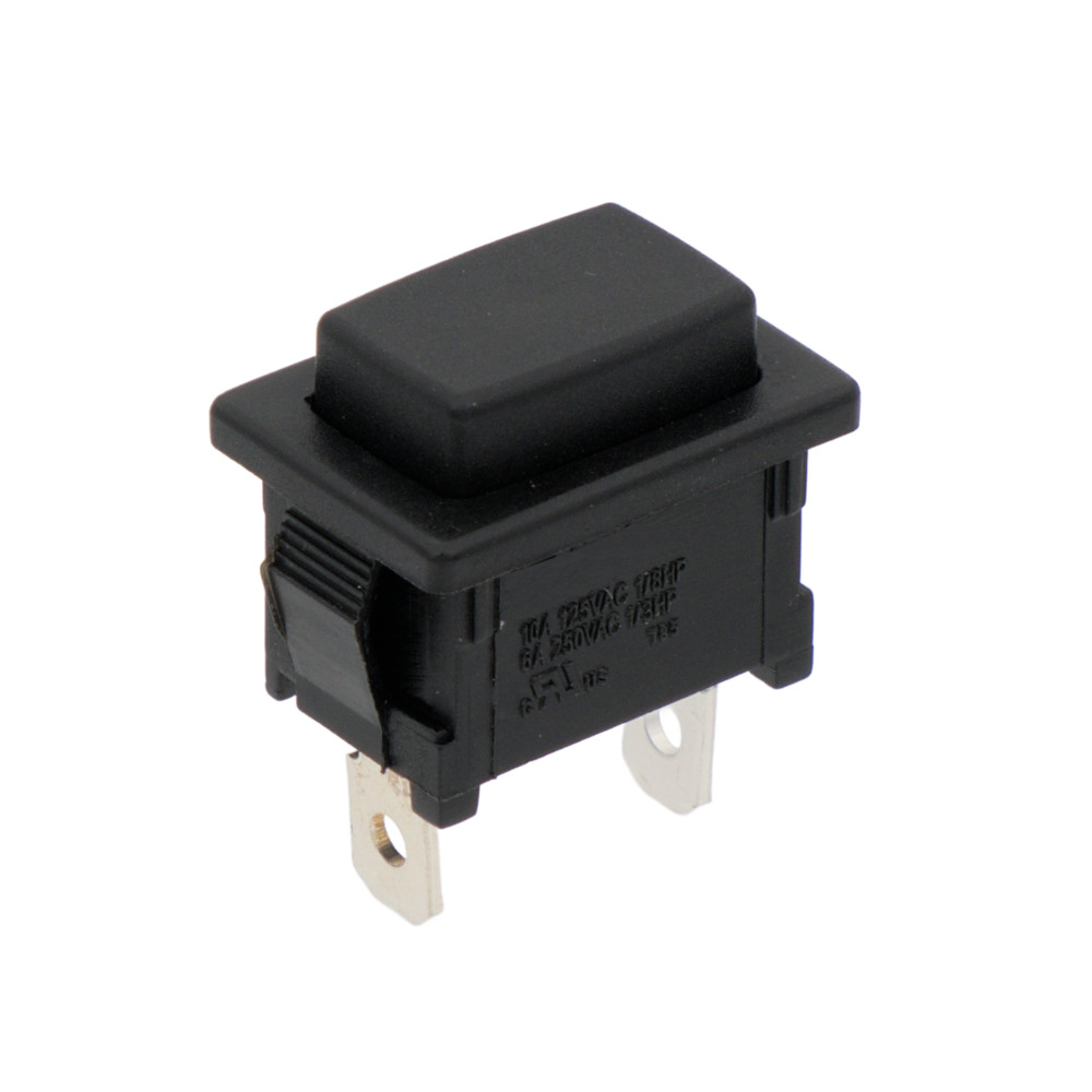 Bouton, Normalement Ouvert, 125V 10A (250V 6A)