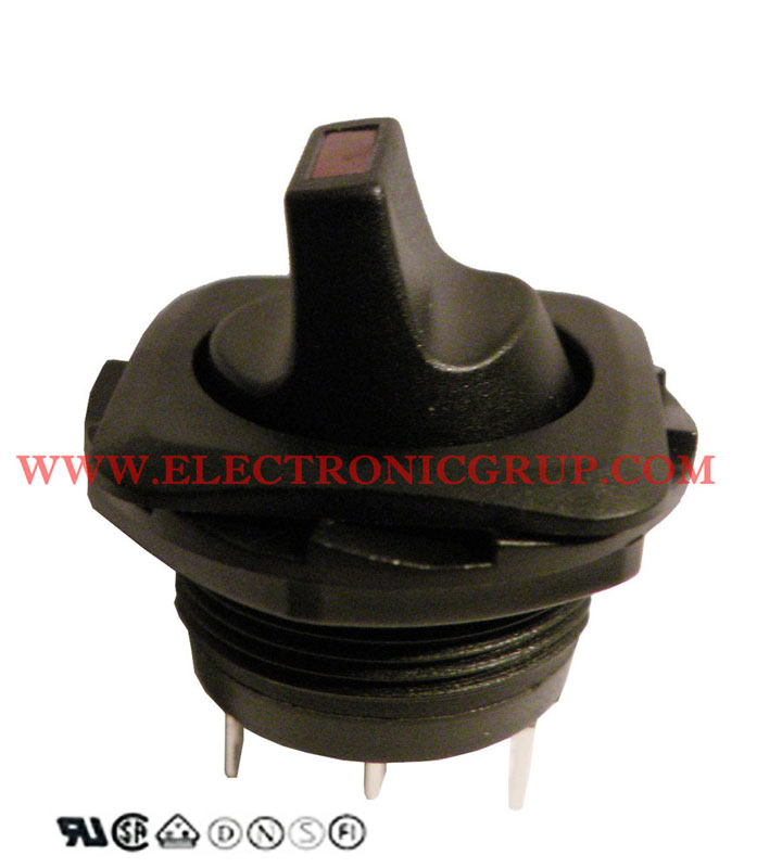 INTERRUPTOR 3P. ON-OFF, 125V. 10A (250V.- 6A)